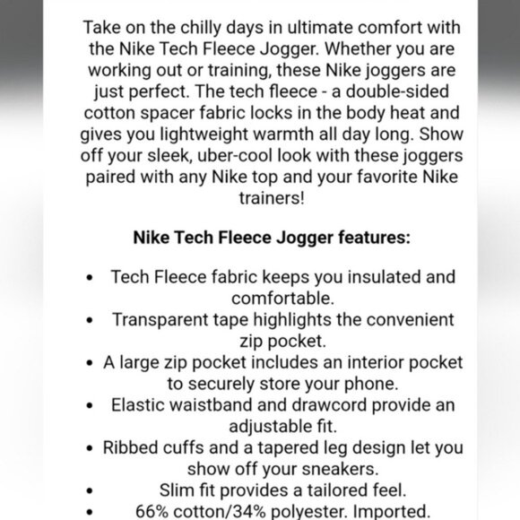 RARE Nike Violet Jogger Shock Tech Fleece CU4495-532 - Picture 12 of 13